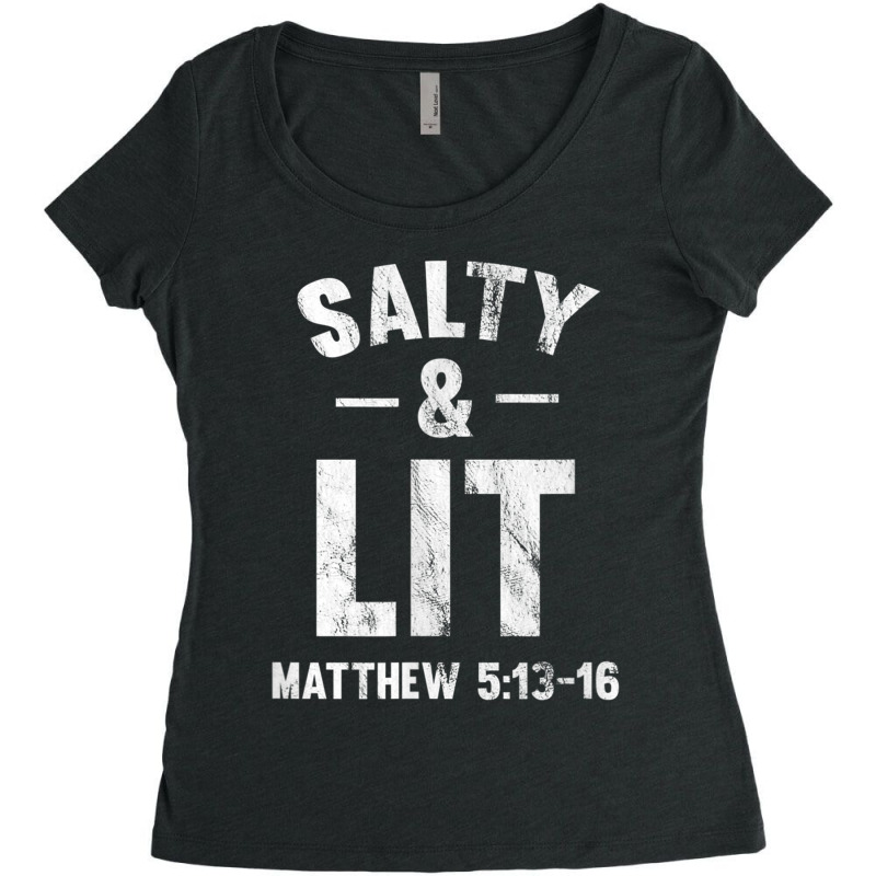 Salty & Lit Matthew 513-16 Character Videogames Women's Triblend Scoop T-shirt by Aria-Proctor | Artistshot