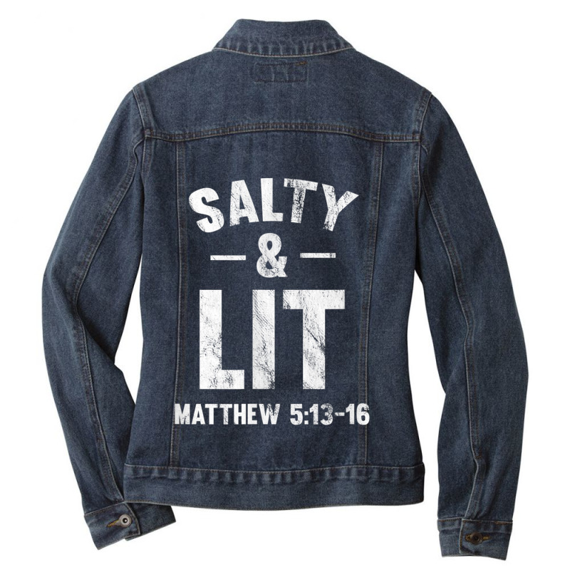 Salty & Lit Matthew 513-16 Character Videogames Ladies Denim Jacket by Aria-Proctor | Artistshot