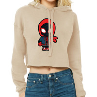 Spider Miles Morales Chibi Cropped Hoodie | Artistshot