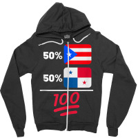 Panamanian Plus Puerto Rican Flag Mix Heritage Tank Top Zipper Hoodie | Artistshot