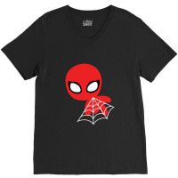 Spider Shoot Web V-neck Tee | Artistshot