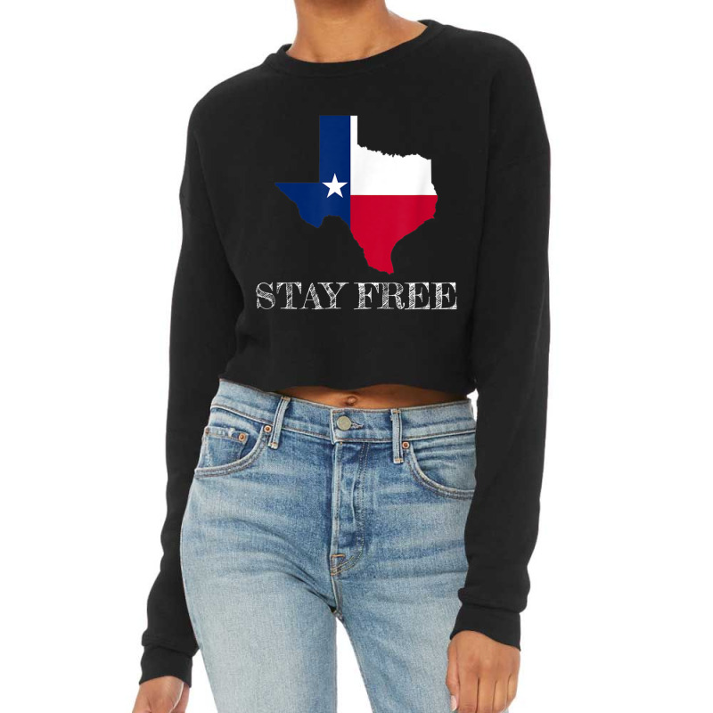 Silent Christian Majority Religious Freedom Texas Republican Character Cropped Sweater by Aria-Proctor | Artistshot