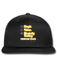 Single Taken Mentally Dating Christian Yelich Video Games Character Printed Hat | Artistshot