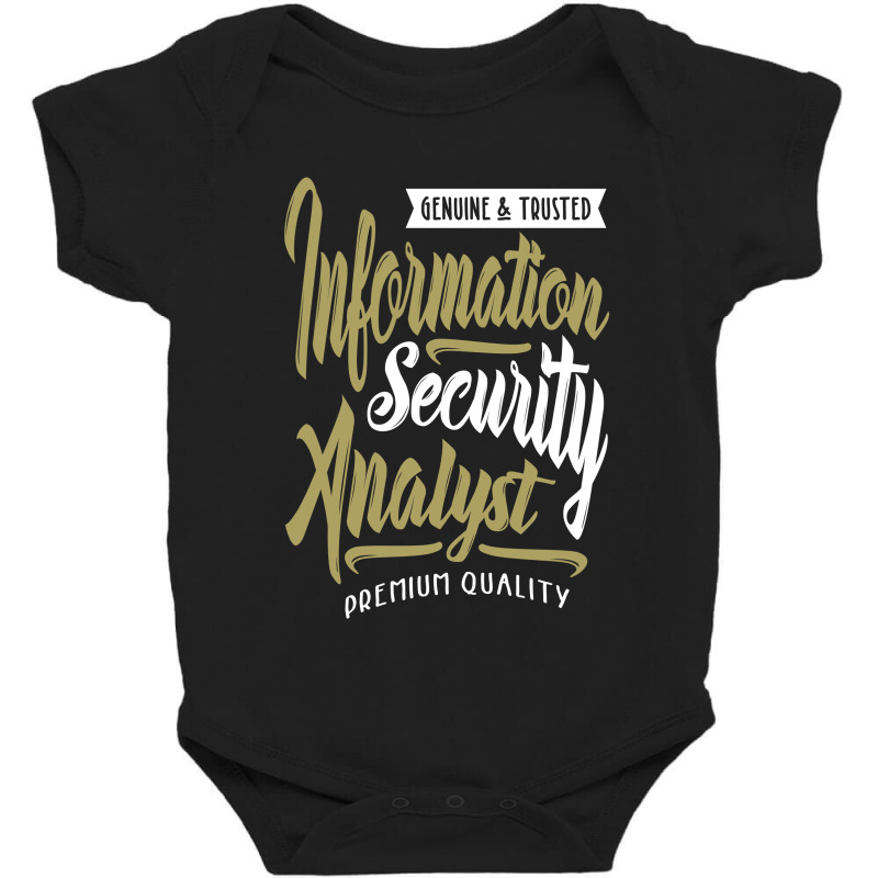 Information Security Analyst Baby Bodysuit by cidolopez | Artistshot