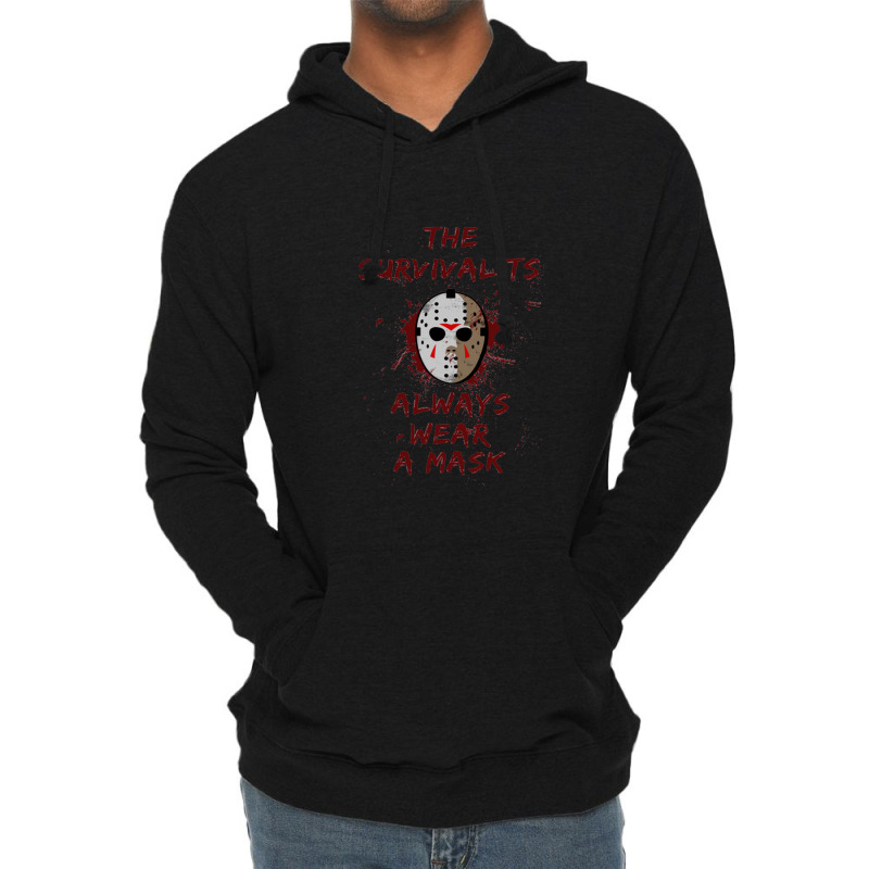 The Survivalist Always Wear A Mask Lightweight Hoodie by kisahnabi | Artistshot