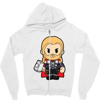 Superhero Chibi Zipper Hoodie | Artistshot