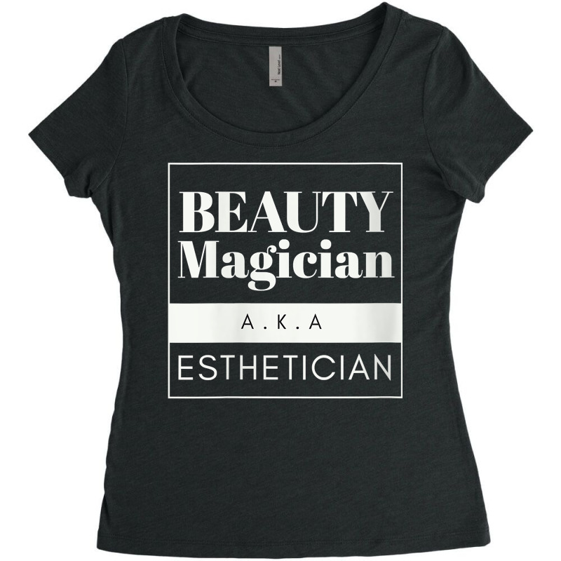 Womens Esthetician Gifts  Cosmetician Grad Makeup Gift V Neck T Shirt Women's Triblend Scoop T-shirt | Artistshot