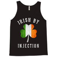 Womens Funny Irish By Injections T Shirt   St Patricks Day Gift V Neck Tank Top | Artistshot