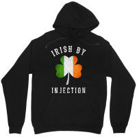 Womens Funny Irish By Injections T Shirt   St Patricks Day Gift V Neck Unisex Hoodie | Artistshot