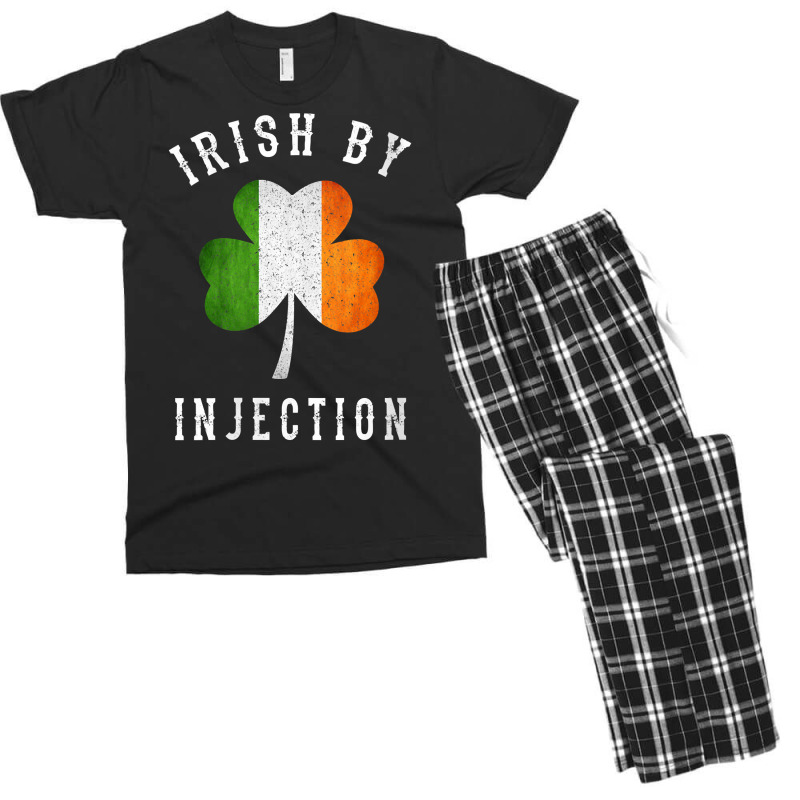 Womens Funny Irish By Injections T Shirt   St Patricks Day Gift V Neck Men's T-shirt Pajama Set | Artistshot