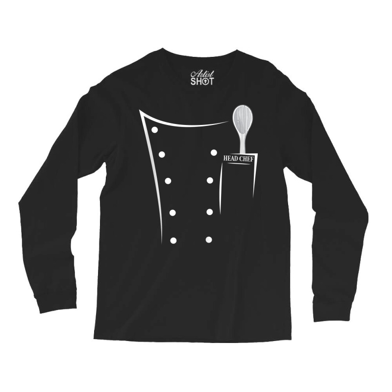 Funny Head Chef Chef Jacket Chef Cooking Tank Top Long Sleeve Shirts by diles | Artistshot