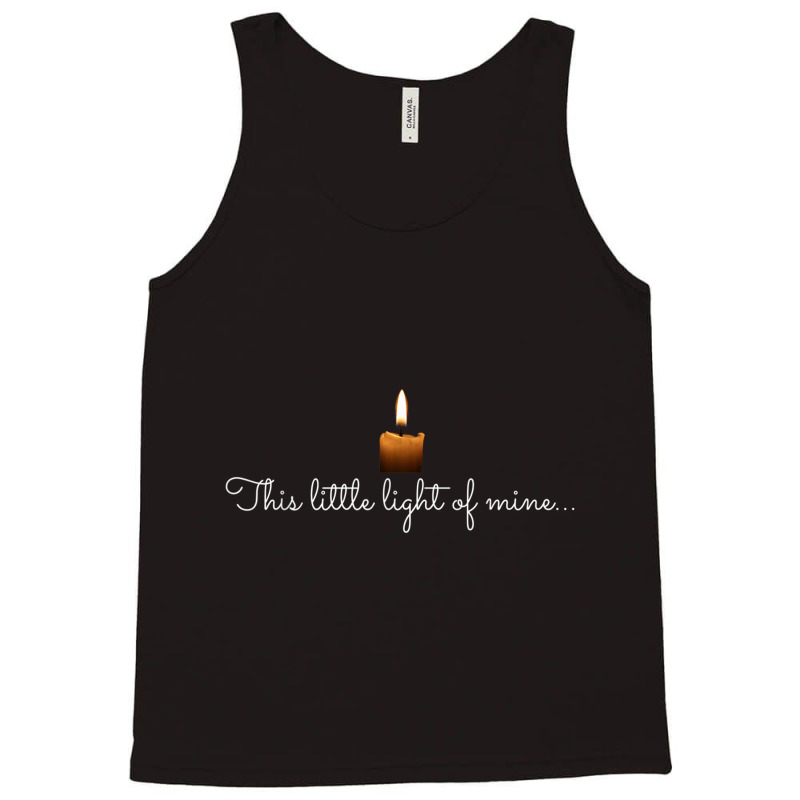 This Little Light Of Mine Candle Christian Faith Funny Men Tank Top by Aria-Proctor | Artistshot