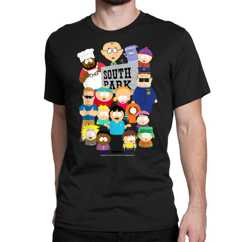 South Park - South Park Characters - Men's Short Sleeve Graphic T-Shirt