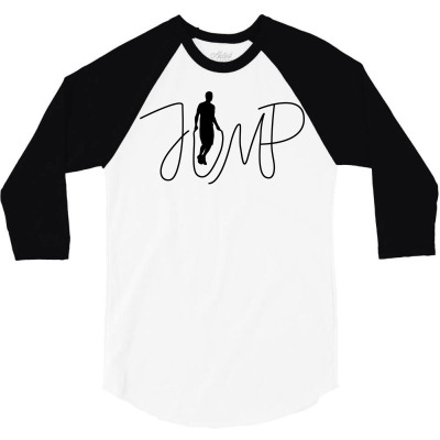 Jump Rope Skipping 3/4 Sleeve Shirt Designed By Danieart