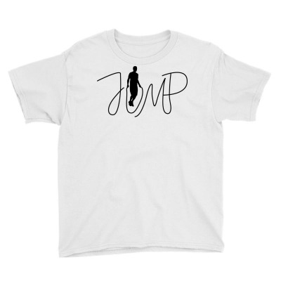 Jump Rope Skipping Youth Tee Designed By Danieart
