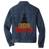 Heavily Meditated Men Denim Jacket | Artistshot