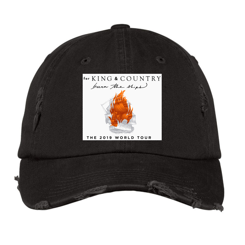 Custom For The King And Country Burn The Ships Vintage Cap By