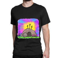 Tie Dye Jesus Cross Funny Christian Easter Day Religious Mask Classic T-shirt | Artistshot