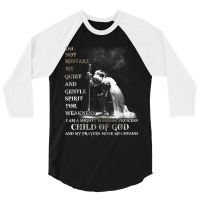 Knight Templar I Am A Child Of God A Warrior Of Christ 3/4 Sleeve Shirt | Artistshot