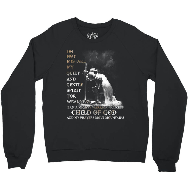 Knight Templar I Am A Child Of God A Warrior Of Christ Crewneck Sweatshirt | Artistshot