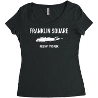 Vintage Franklin Square Long Island New York T Shirt Women's Triblend Scoop T-shirt | Artistshot