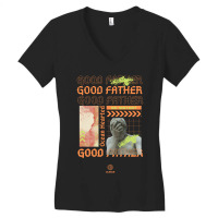 Good Father Ocean Hearted No Instant Street Wear Style Women's V-neck T-shirt | Artistshot