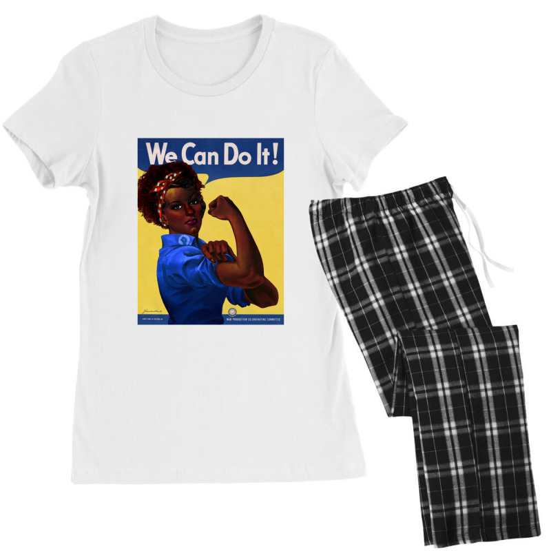 Custom African American Rosie The Riveter We Can Do It Poster