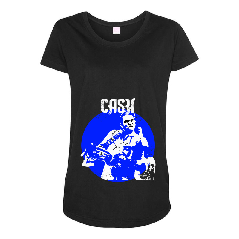 Johnny Cash Legends Maternity Scoop Neck T-shirt by gendok | Artistshot