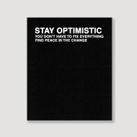 Kids Stay Optimistic T Shirt Portrait Canvas Print | Artistshot