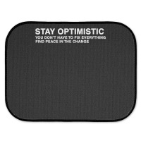 Kids Stay Optimistic T Shirt Rear Car Mat | Artistshot