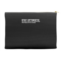 Kids Stay Optimistic T Shirt Accessory Pouches | Artistshot