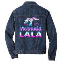 Mermaid Lala Funny Grandma Gifts For Mothers Day Birthday T Shirt Men Denim Jacket | Artistshot