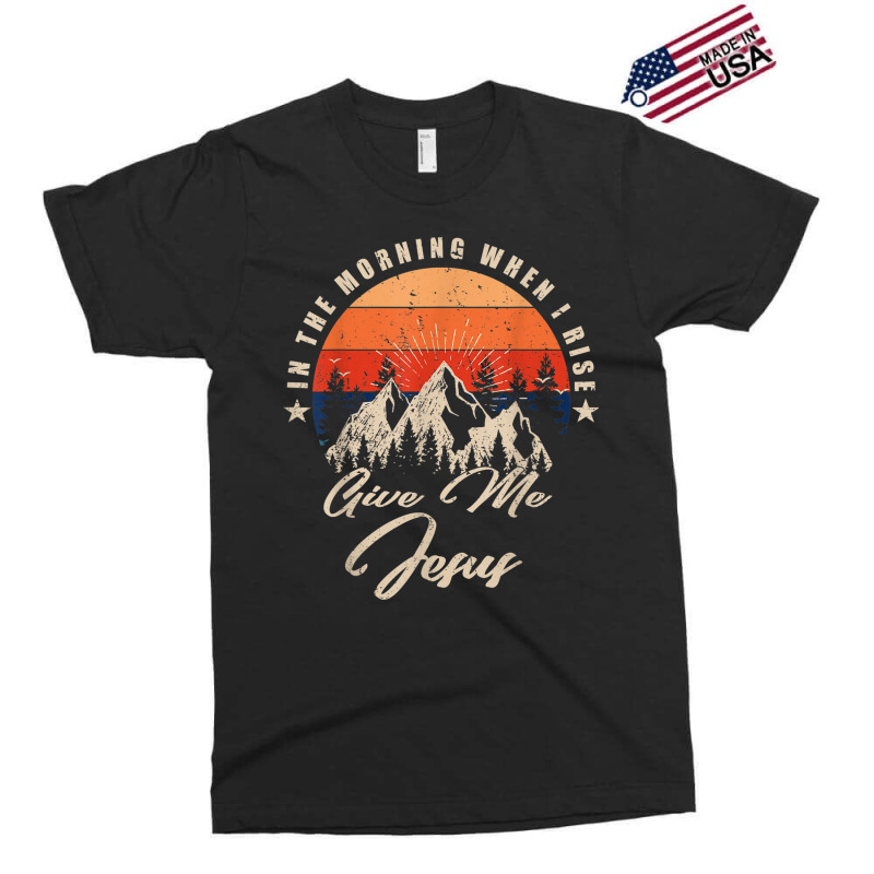 Vintage Mountain, In The Morning When I Rise Give Me Jesus Music Vinta Exclusive T-shirt | Artistshot