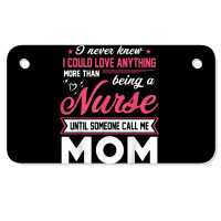 Proud Nurse Mom Tee Gift From Son Daughter T Shirt Motorcycle License Plate | Artistshot