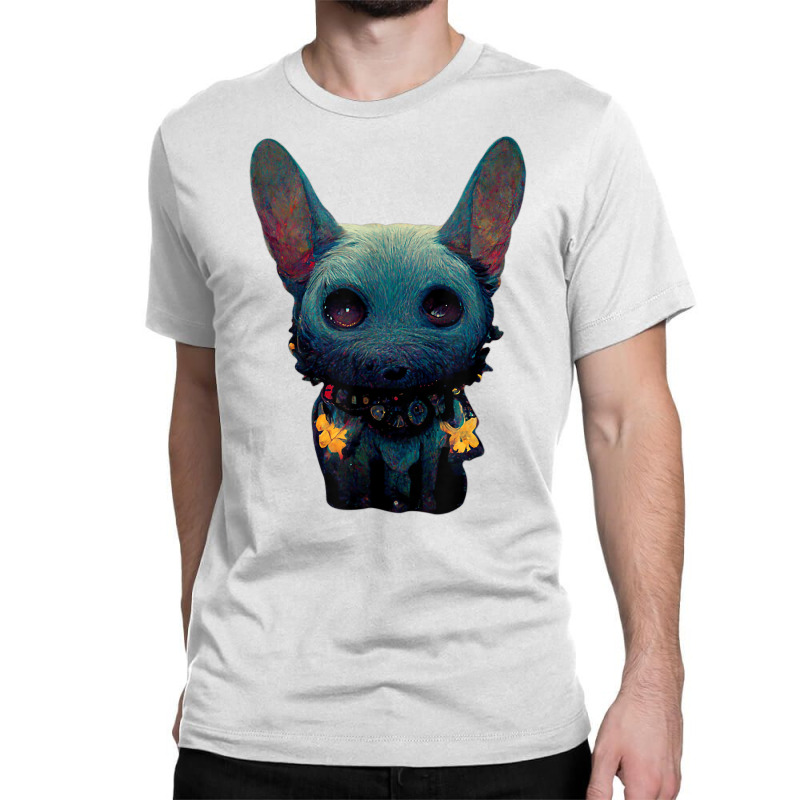 Crazy Dog With Horns For Years And Bones Big Ear T Shirt Classic T-shirt by yodishsaraveks | Artistshot