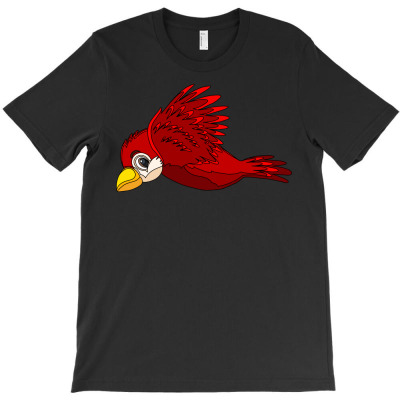 Red Bird T-shirt Designed By Printcat