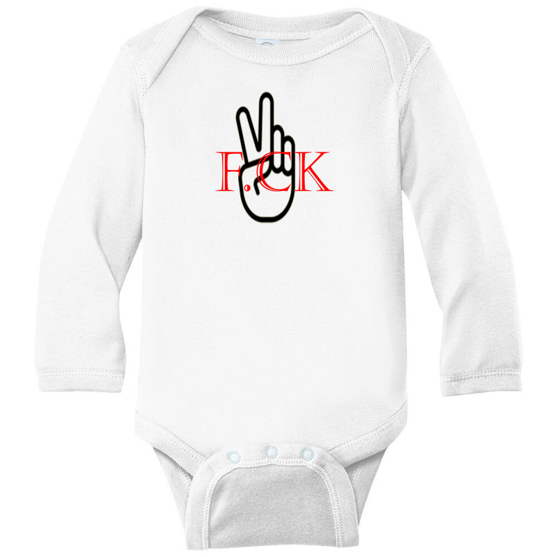 Fck Long Sleeve Baby Bodysuit | Artistshot