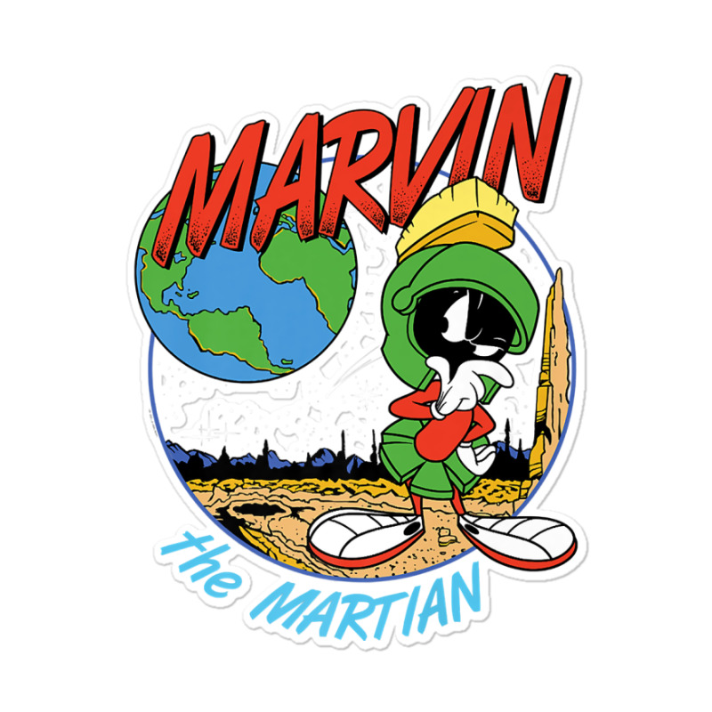 Marvin The Martian Space Premium T Shirt Sticker | Artistshot