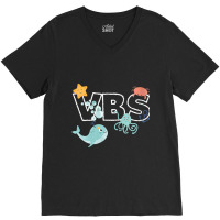 Womens Vbs Crew Vacation Bible School Ocean For Mens Womens V-neck Tee | Artistshot