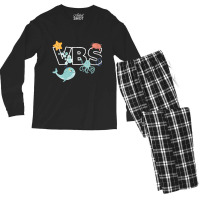 Womens Vbs Crew Vacation Bible School Ocean For Mens Womens Men's Long Sleeve Pajama Set | Artistshot