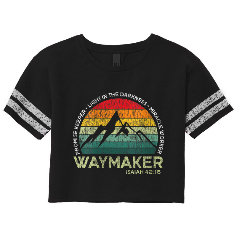 Womens Vintage Waymaker Promise Keeper Miracle Worker Christian Gifts  Scorecard Crop Tee by Aria-Proctor | Artistshot