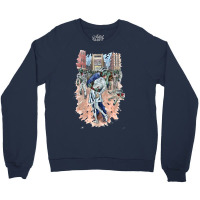 Zombie Kiss White Crewneck Sweatshirt | Artistshot