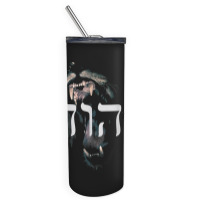 Yhwh Lion Of Judah - Yahweh In Hebrew Art Character Skinny Tumbler | Artistshot