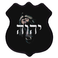 Yhwh Lion Of Judah - Yahweh In Hebrew Art Character Shield Patch | Artistshot