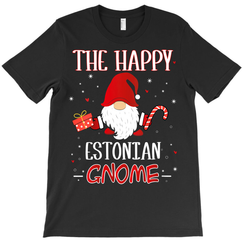 Womens Estonian Christmas Gnome Costume Matching Family V Neck T Shirt T-shirt | Artistshot