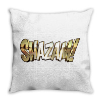 Shazam Gold Throw Pillow | Artistshot