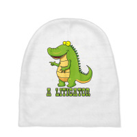 Alligator A Litigator Cute Law Graduation Gifts For Attorney T Shirt Baby Beanies | Artistshot