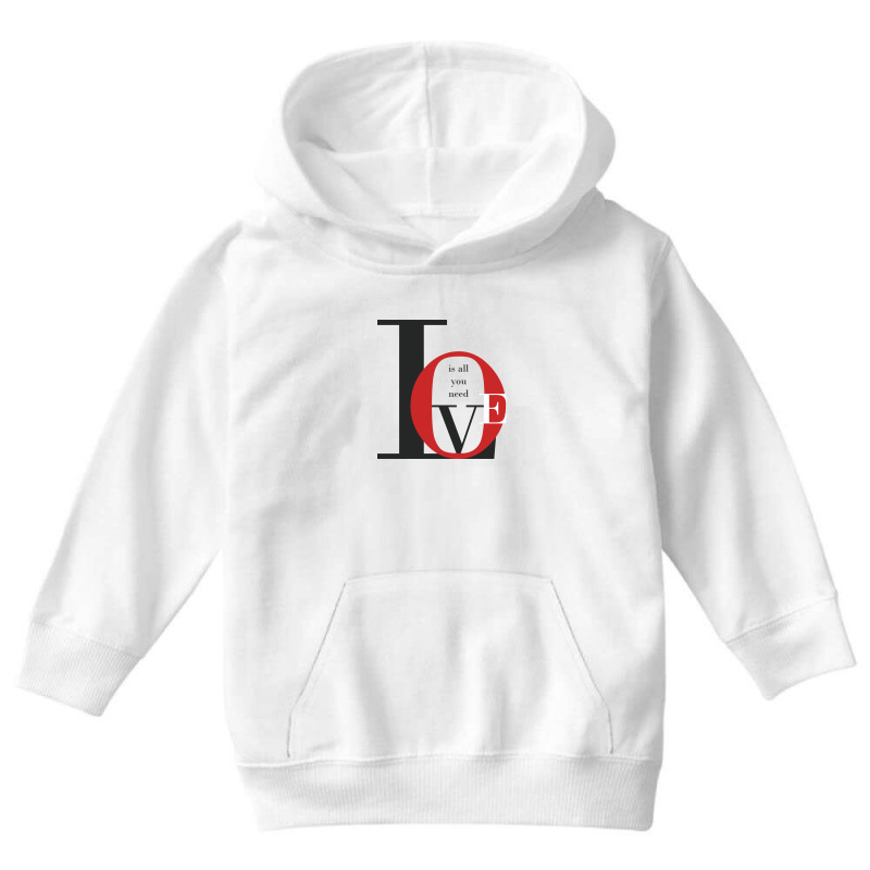 Is All You Need Love Youth Hoodie | Artistshot