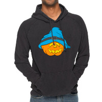 Halloween Jack O Lantern T  Shirt Slouchy Hat Halloween Pumpkin Blue V Vintage Hoodie | Artistshot