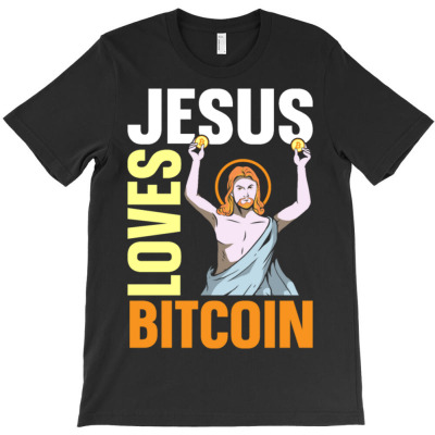 Bitcoin Crypto Jesus T-shirt Designed By Bariteau Hannah
